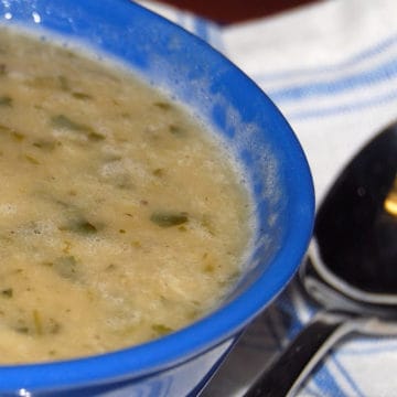Dandelion Lima Bean Soup