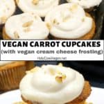 vegan carrot cupcakes