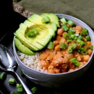 Thai Curried Chickpeas with Red Curry Paste