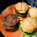Spicy Black Bean Burgers, vegan and gluten-free
