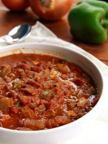 fat-free vegan crockpot chili