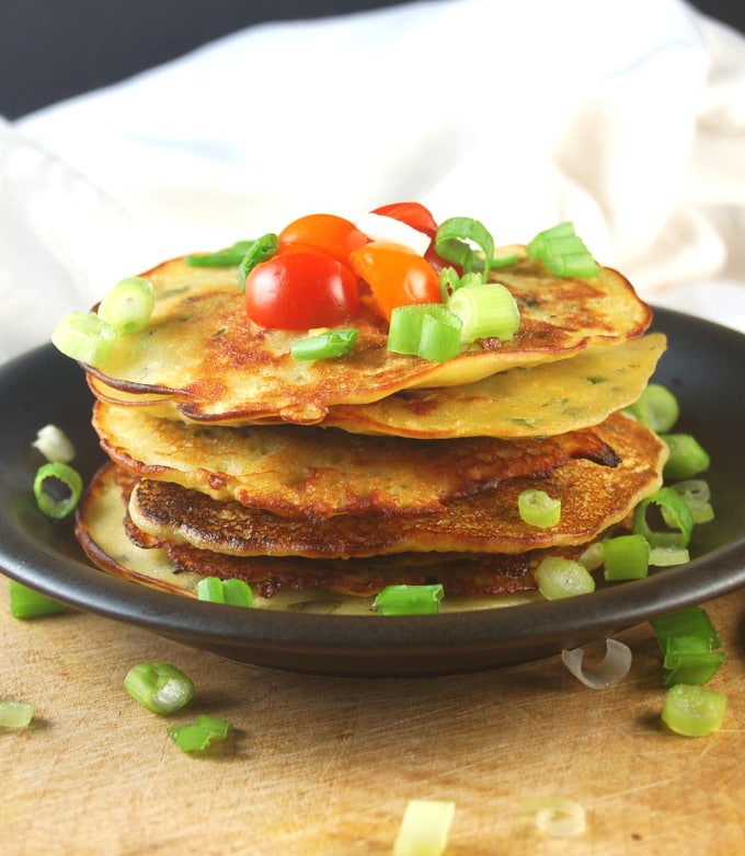 Savory Cucumber Pancakes