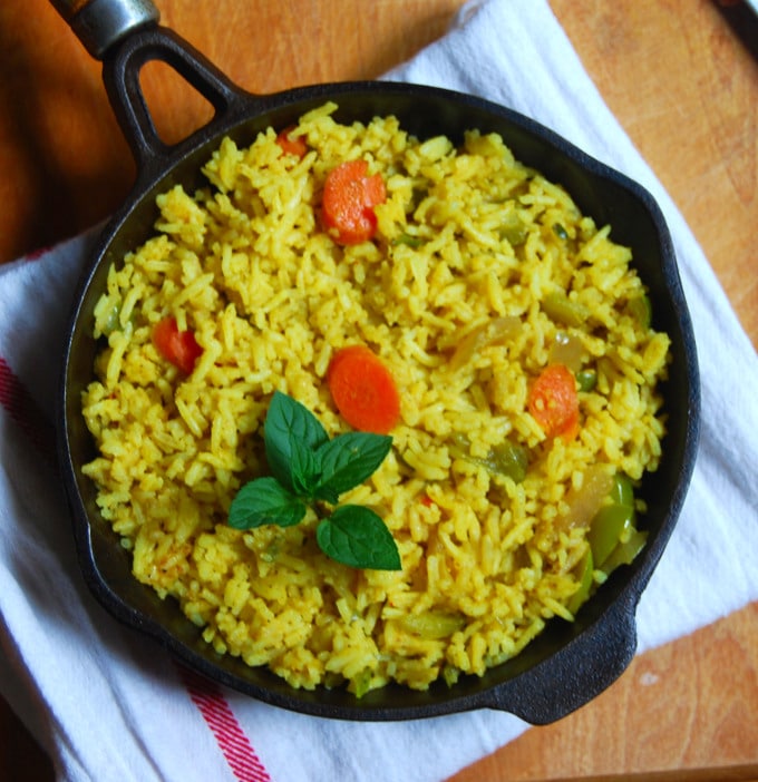 Indian-Style 15-Minute Vegetable Fried Rice