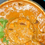 Image of peanut stew with text that says "african peanut stew".