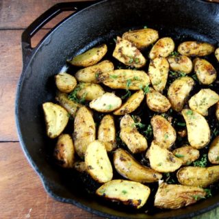 Herb Garlic Roasted Fingerling Potatoes