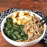 Healthy Sesame Soba Noodles with Spinach and Tofu - holycowvegan.net