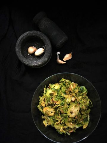 15-minute Shredded, Stir-fried Brussels Sprouts
