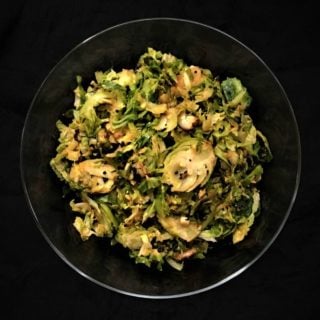 15-minute Shredded, Stir-fried Brussels Sprouts