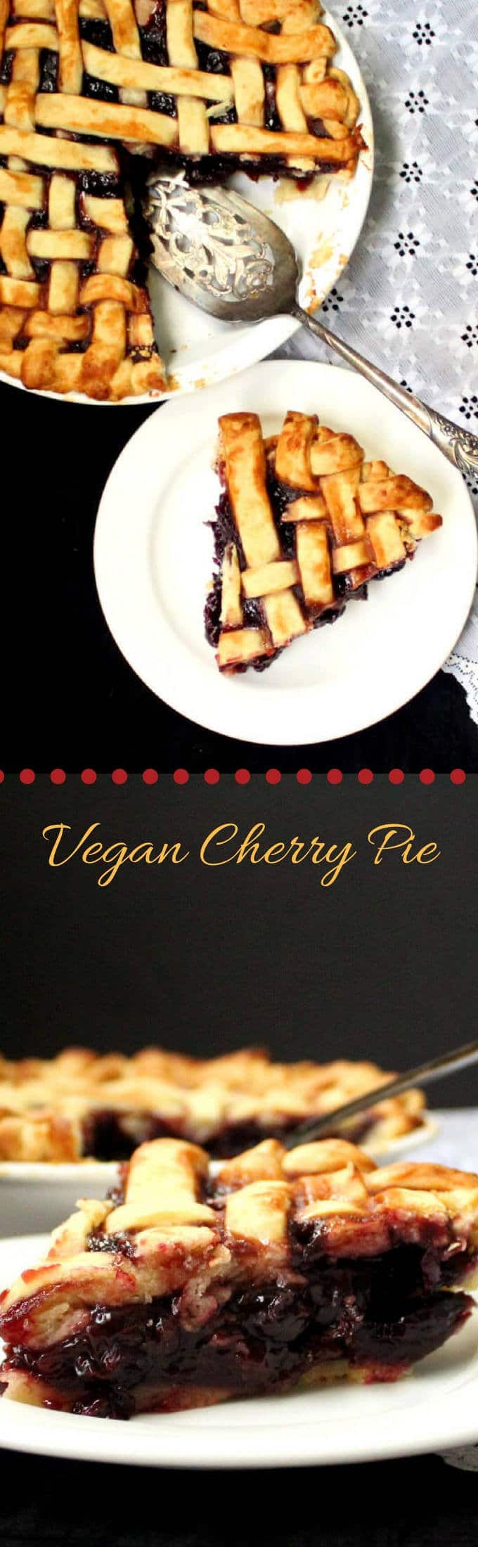 Vegan Cherry Pie - holycowvegan.net