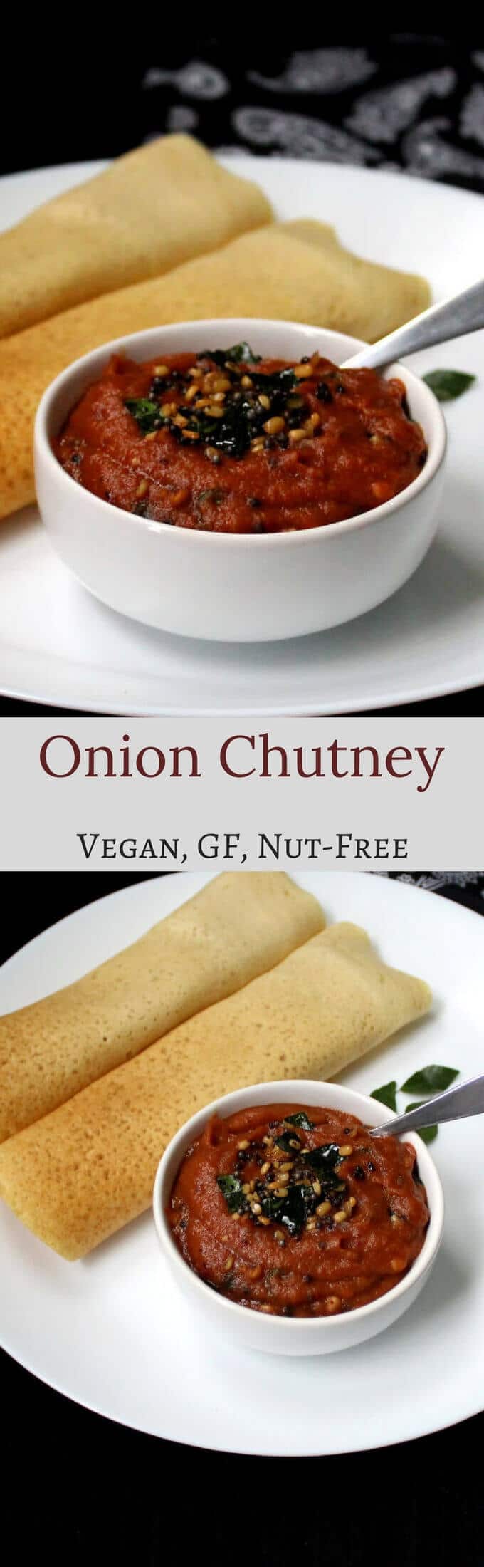 Onion Chutney - HolyCowVegan.net