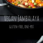 Vegan Jambalaya, a colorful, healthy, one-pot meal - HolyCowVegan.net