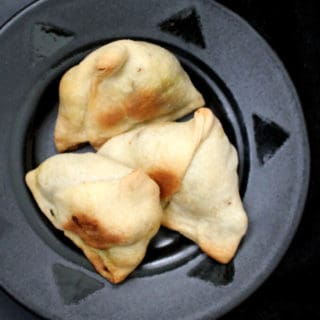 Baked Samosa with Spicy Chickpea Filling - HolyCowVegan.net