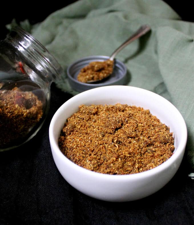 A flavorful homemade biryani masala spice mix that will reward you with delicious, fresh flavor for your biryani recipes. #spicemix #vegan #indian #masala HolyCowVegan.net