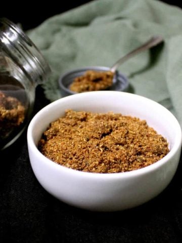 A flavorful homemade biryani masala spice mix that will reward you with delicious, fresh flavor for your biryani recipes. #spicemix #vegan #indian #masala HolyCowVegan.net