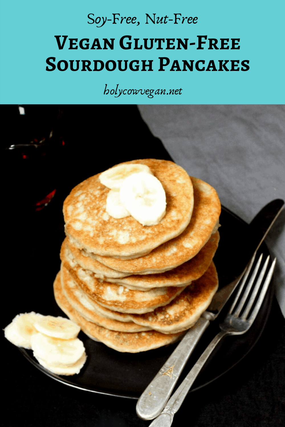 Vegan Gluten-Free Sourdough Pancakes are healthy and they work for nearly every diet!