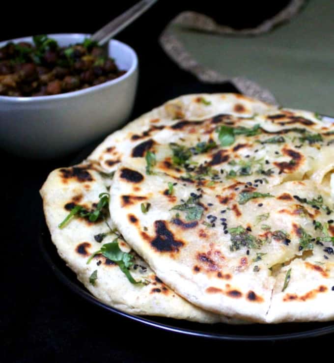 Simple Kulcha Aloo Kulcha Recipe - Holy Cow Vegan
