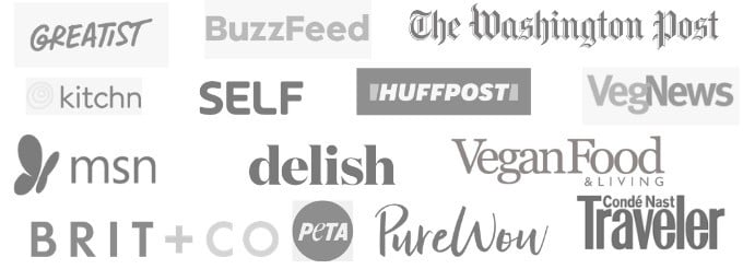 News publications that have featured the Holy Cow Vegan blog.