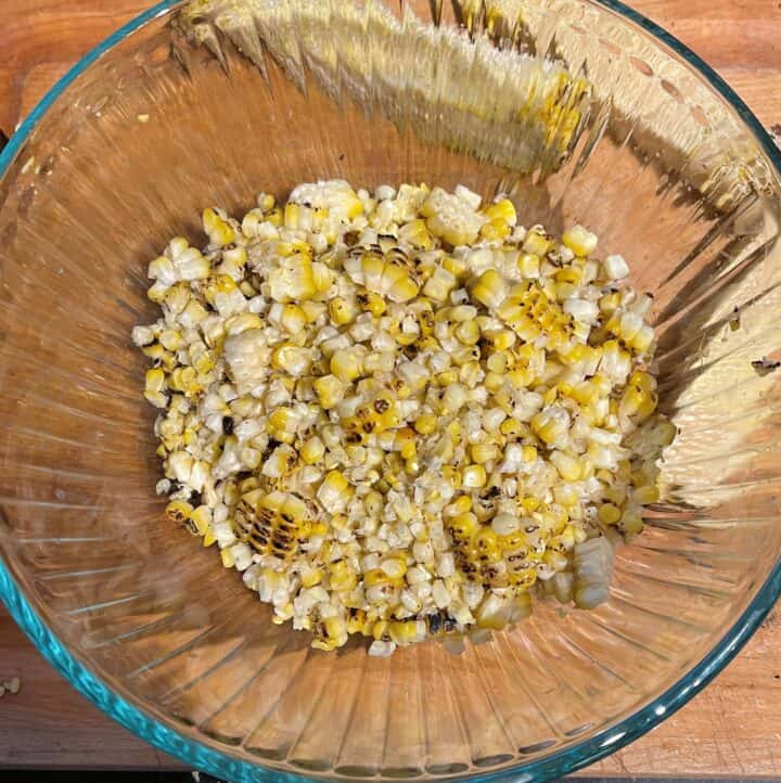Corn kernels in a bowl