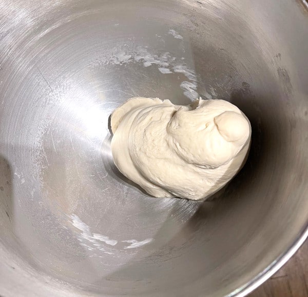 Brioche dough before adding butter