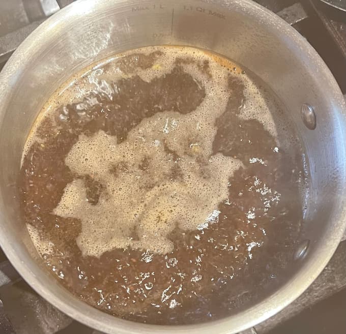Masala chai boiling