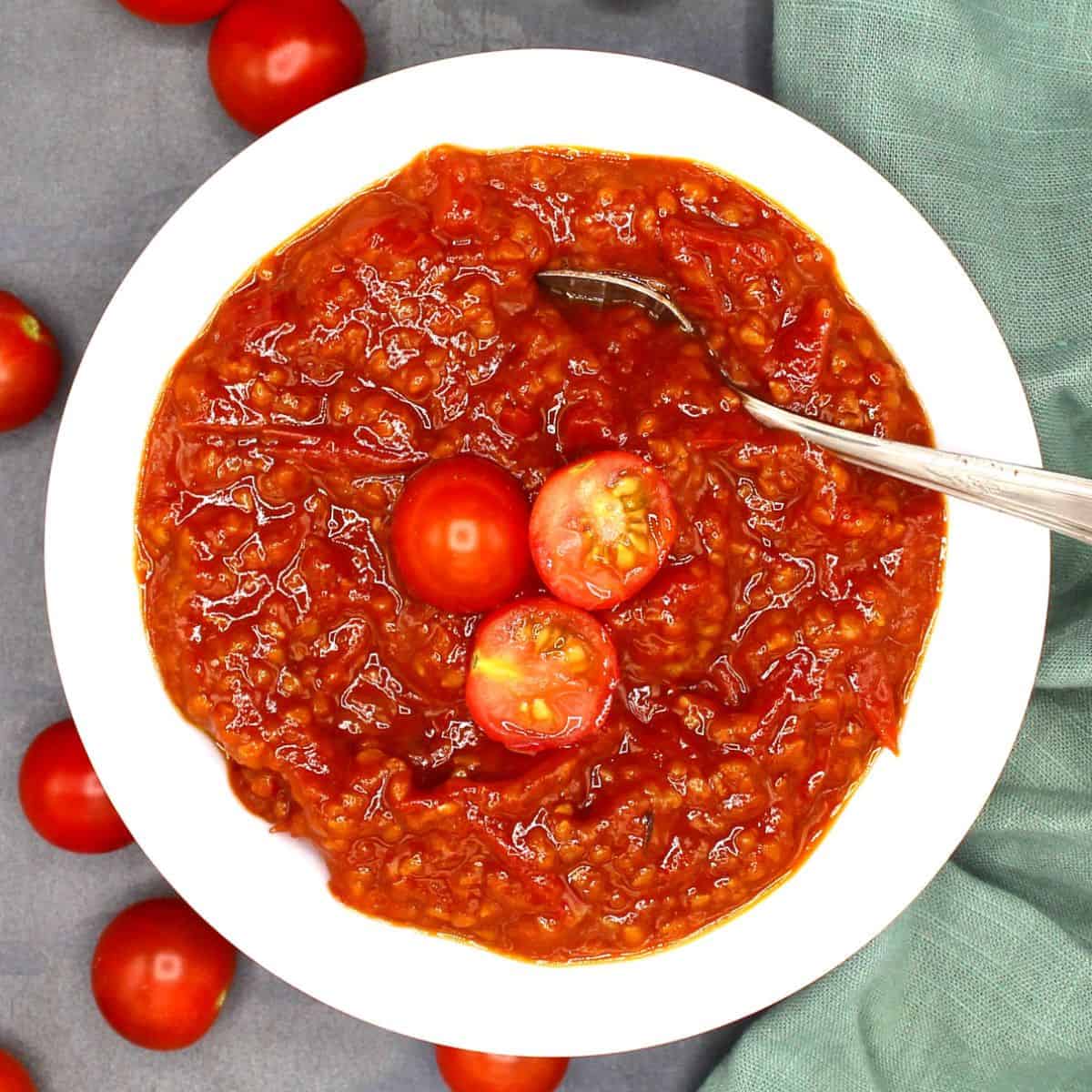 Simple Tomato Compote – Holy Cow Vegan