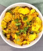 Potato Masala (Aloo Masala) - Holy Cow Vegan