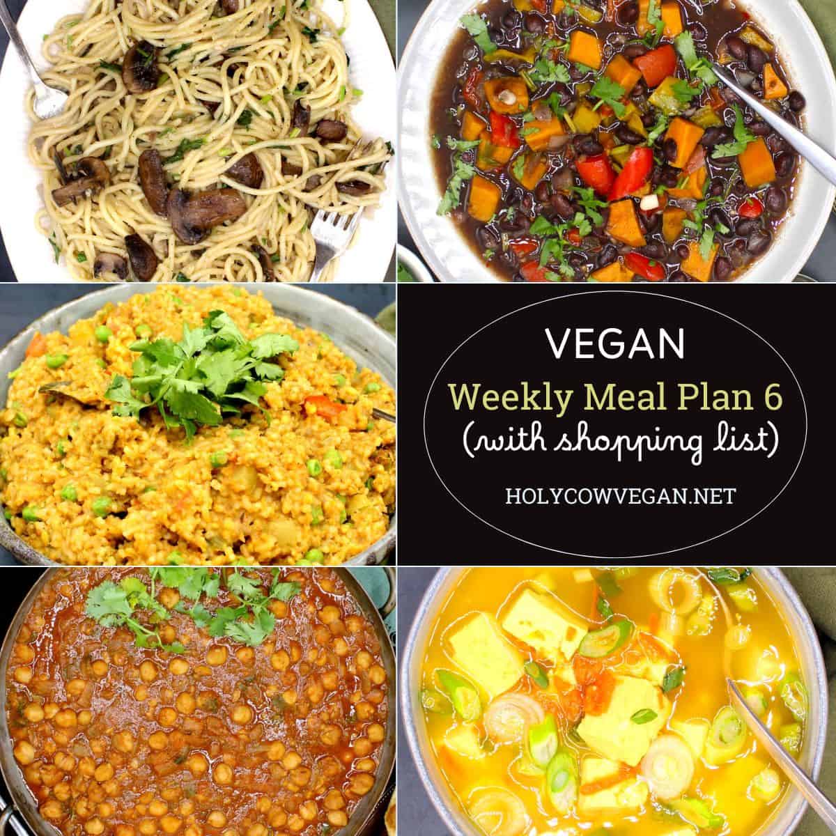 Vegan Meal Plan 6 - Holy Cow Vegan