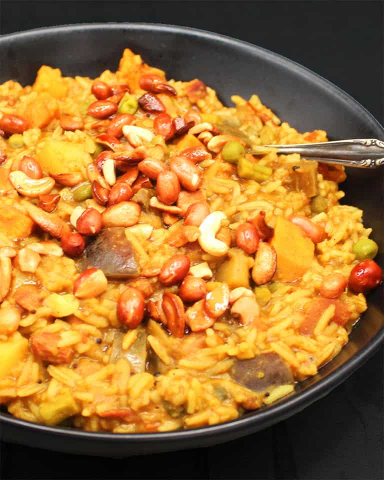 Bisi Bele Bath Recipe - Holy Cow Vegan