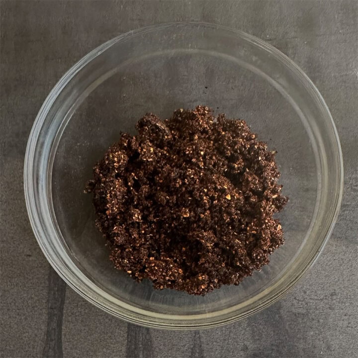 Bowl of pomegranate powder, anardana.