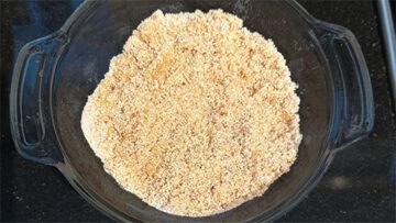Cinnamon sugar in bowl.