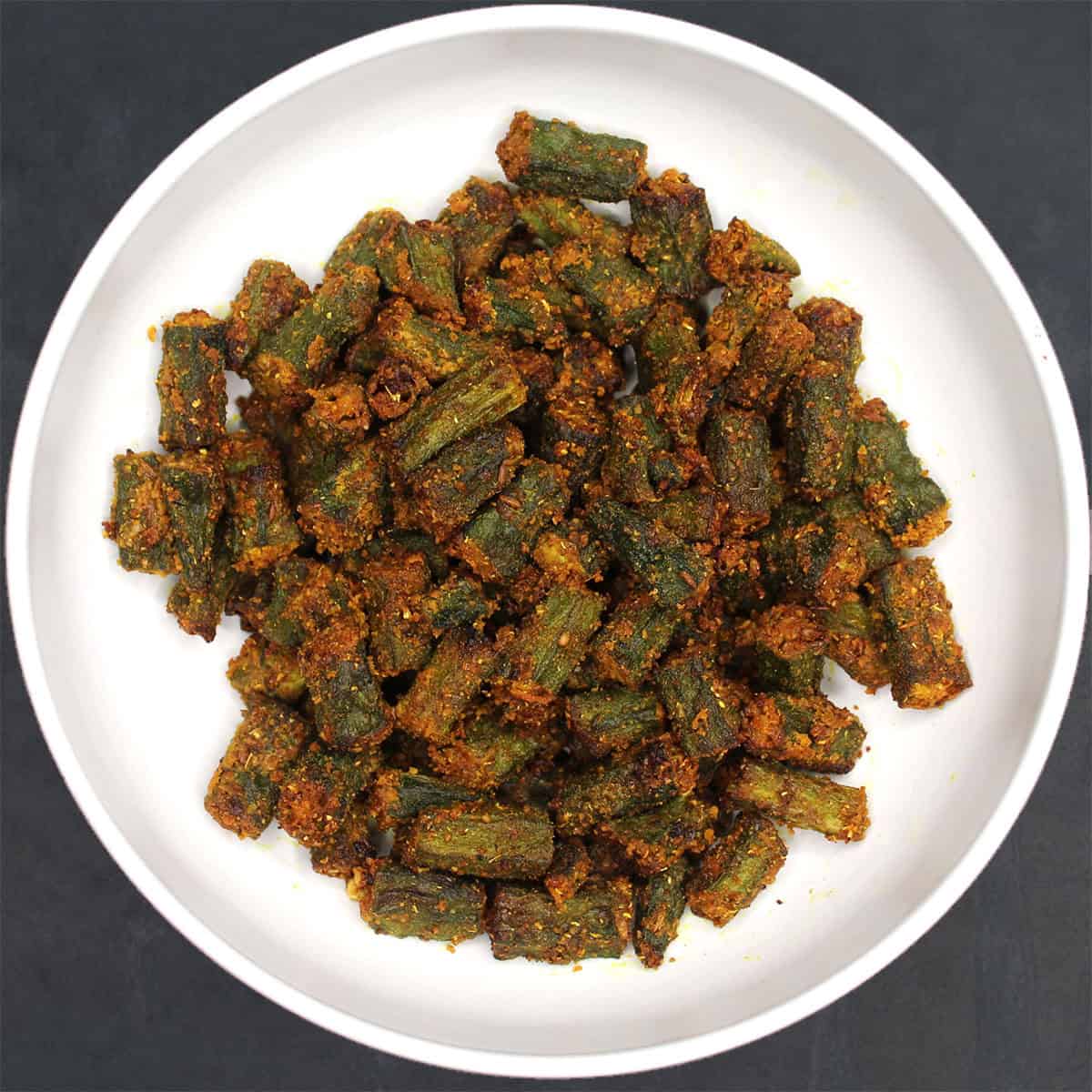 Crispy Air Fryer Okra (Sweet and Spicy)-image